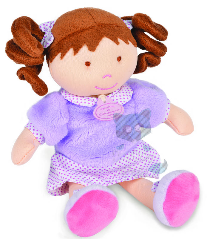  manège des poupées doll with purple dress 